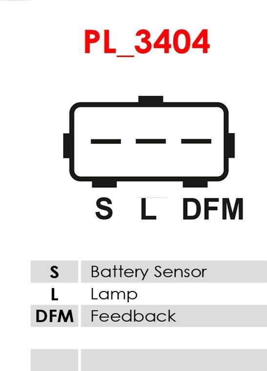 AS-PL ARE0010S - Regulator, alternator aaoparts.ro