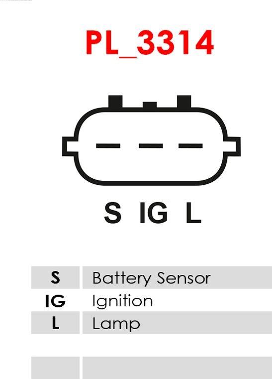 AS-PL A6214 - Generator / Alternator aaoparts.ro