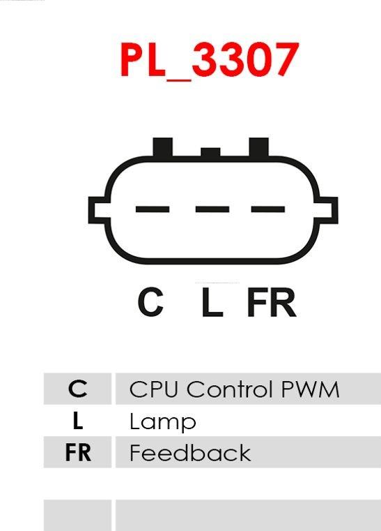 AS-PL ARE3108 - Regulator, alternator aaoparts.ro