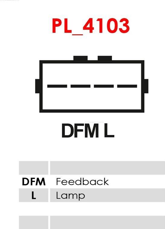 AS-PL A2041 - Generator / Alternator aaoparts.ro