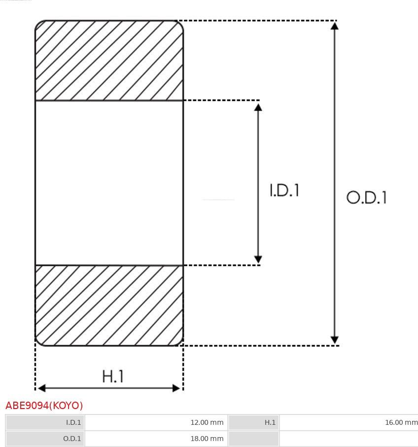 AS-PL ABE9094(KOYO) - Lagar aaoparts.ro