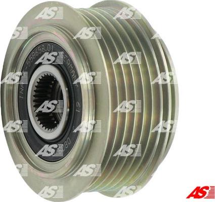 AS-PL AFP0080(INA) - Fulie, alternator aaoparts.ro