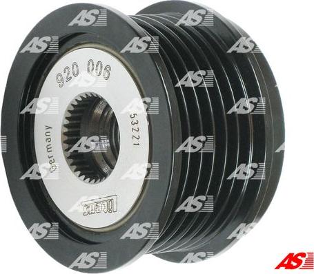 AS-PL AFP3038(LITENS) - Fulie, alternator aaoparts.ro