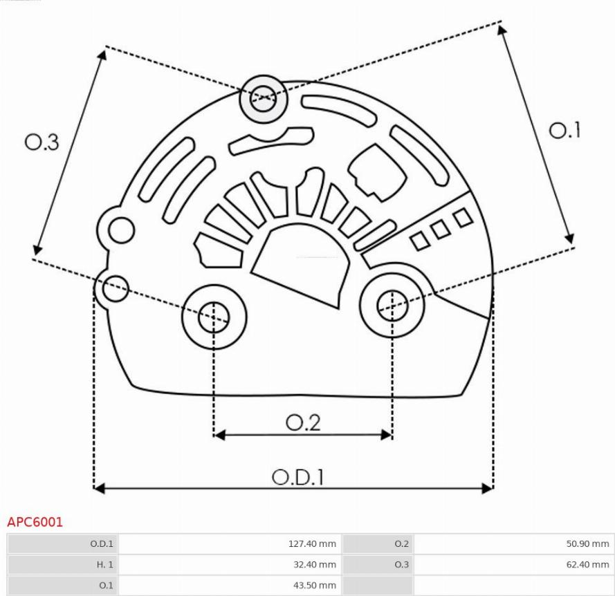 AS-PL APC6001 - Capac protector, alternator aaoparts.ro