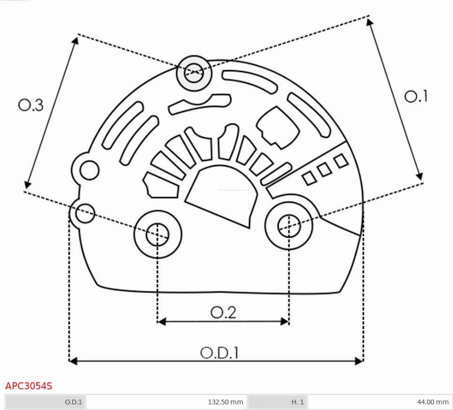 AS-PL APC3054S - Capac protector, alternator aaoparts.ro