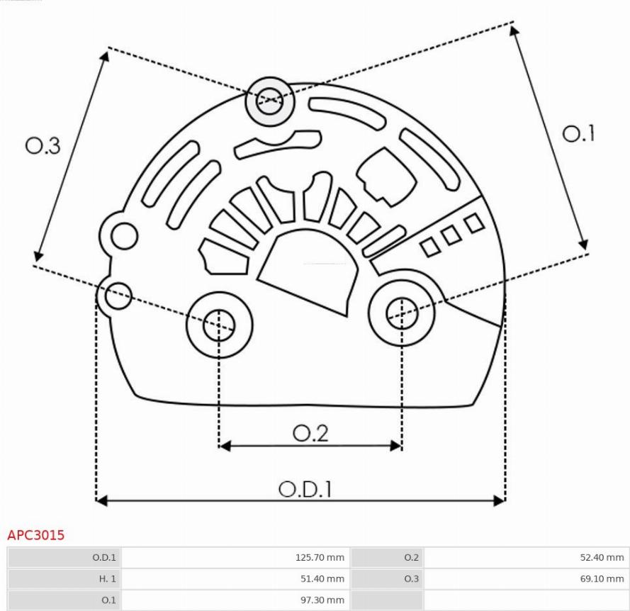 AS-PL APC3015 - Capac protector, alternator aaoparts.ro