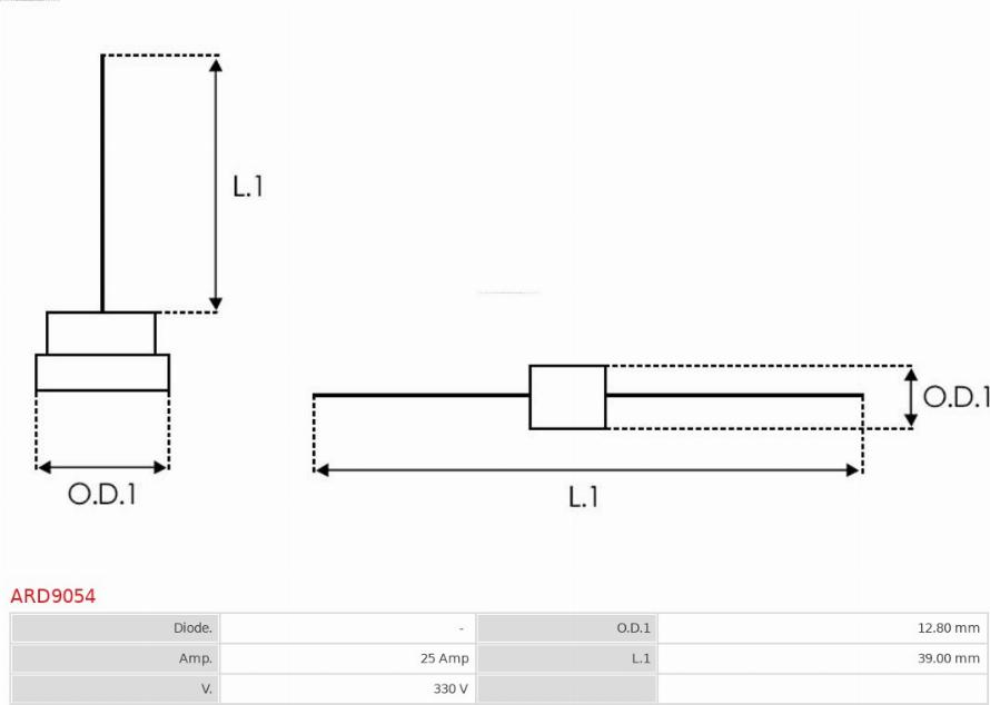 AS-PL ARD9054 - Punte diode aaoparts.ro