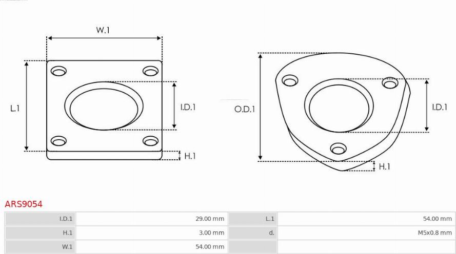 AS-PL ARS9054 - Chit reparatie, alternator aaoparts.ro