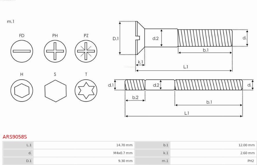 AS-PL ARS9058S - Chit reparatie, alternator aaoparts.ro