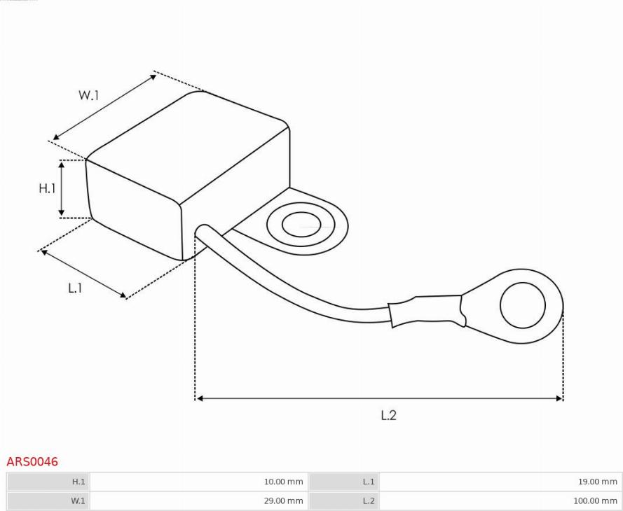 AS-PL ARS0046 - Chit reparatie, alternator aaoparts.ro