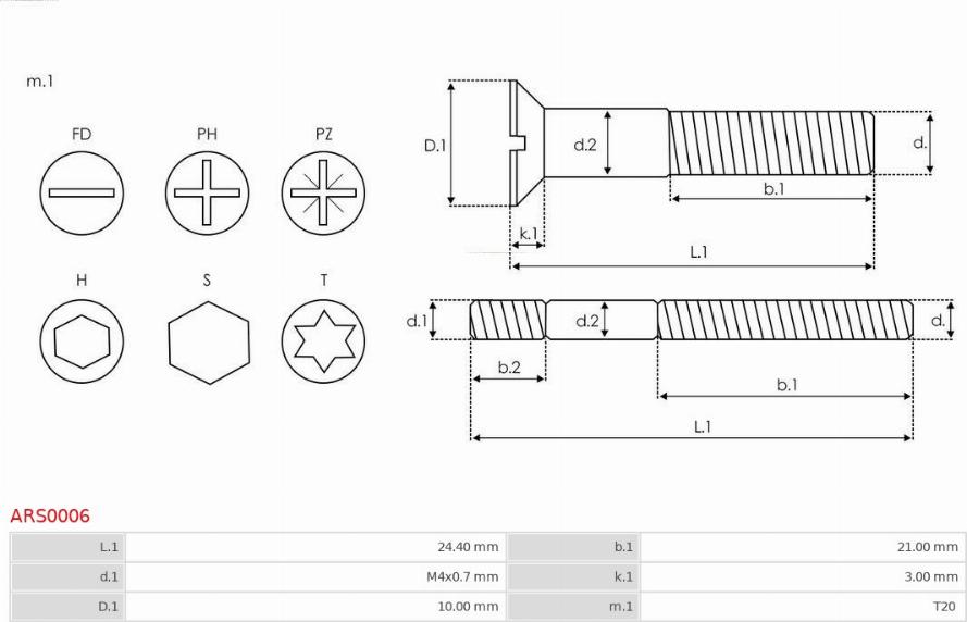 AS-PL ARS0006 - Chit reparatie, alternator aaoparts.ro