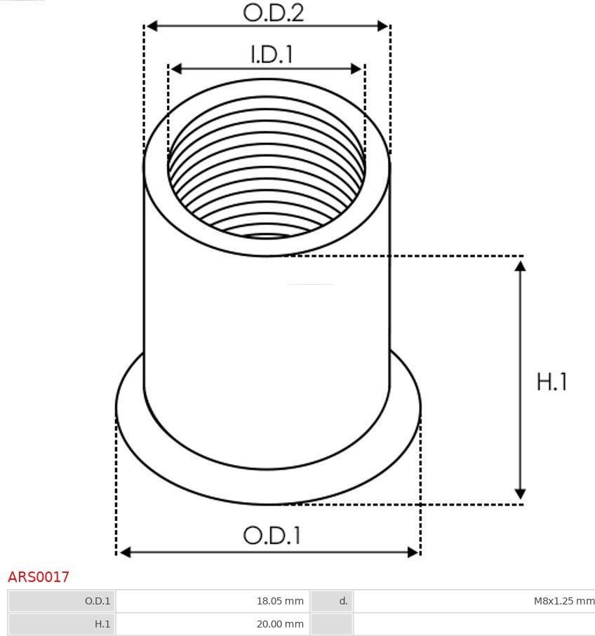 AS-PL ARS0017 - Chit reparatie, alternator aaoparts.ro