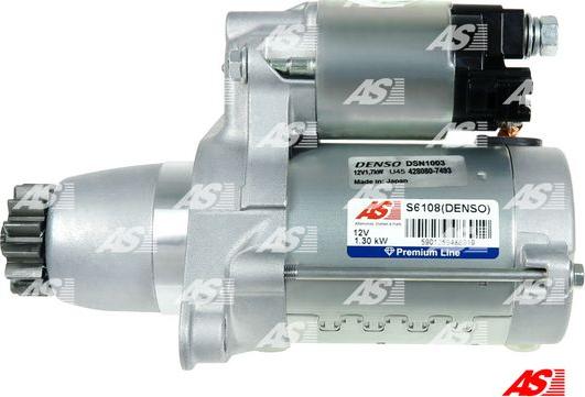 AS-PL S6108(DENSO) - Starter aaoparts.ro