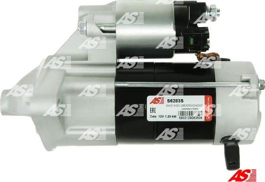 AS-PL S6283S - Starter aaoparts.ro