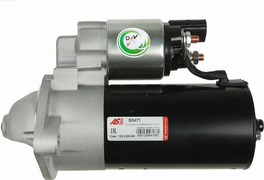 AS-PL S0471 - Starter aaoparts.ro