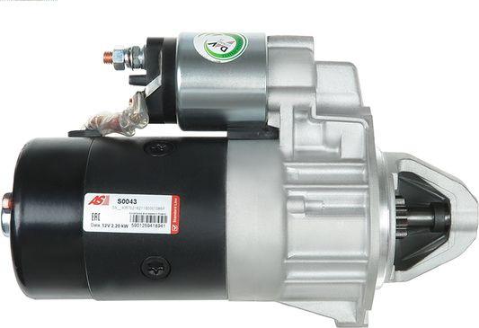 AS-PL S0043 - Starter aaoparts.ro