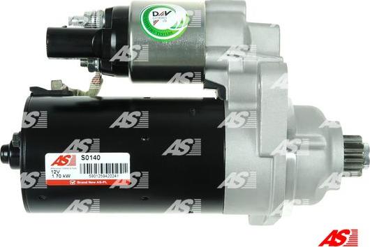 AS-PL S0140 - Starter aaoparts.ro