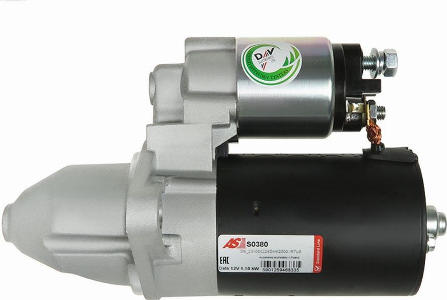 AS-PL S0380 - Starter aaoparts.ro