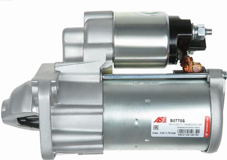 AS-PL S0770S - Starter aaoparts.ro