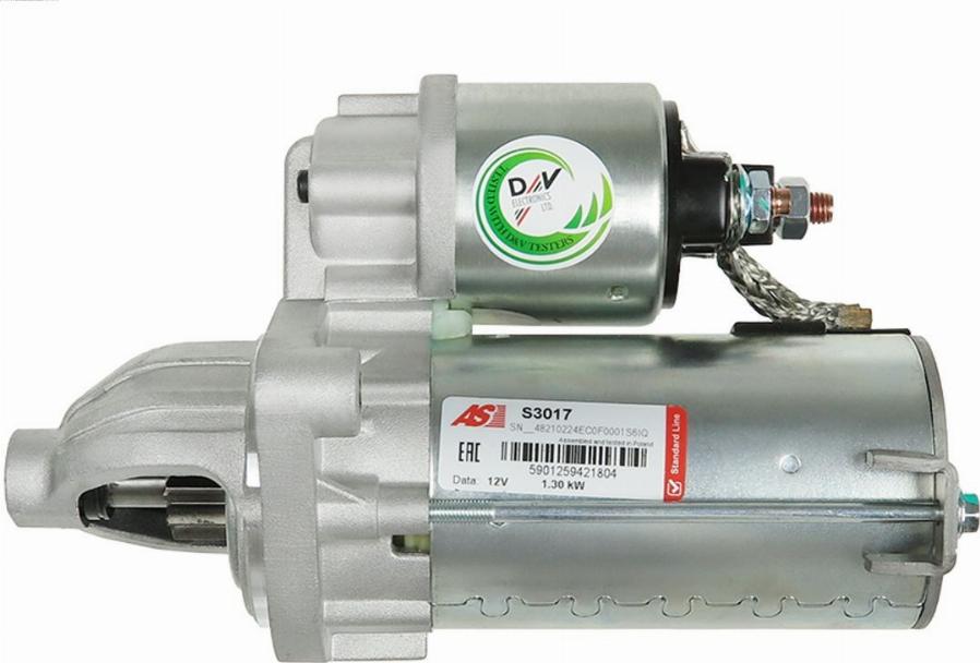 AS-PL S3017 - Starter aaoparts.ro