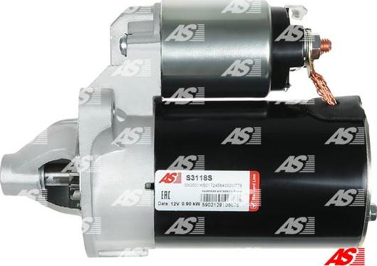 AS-PL S3118S - Starter aaoparts.ro