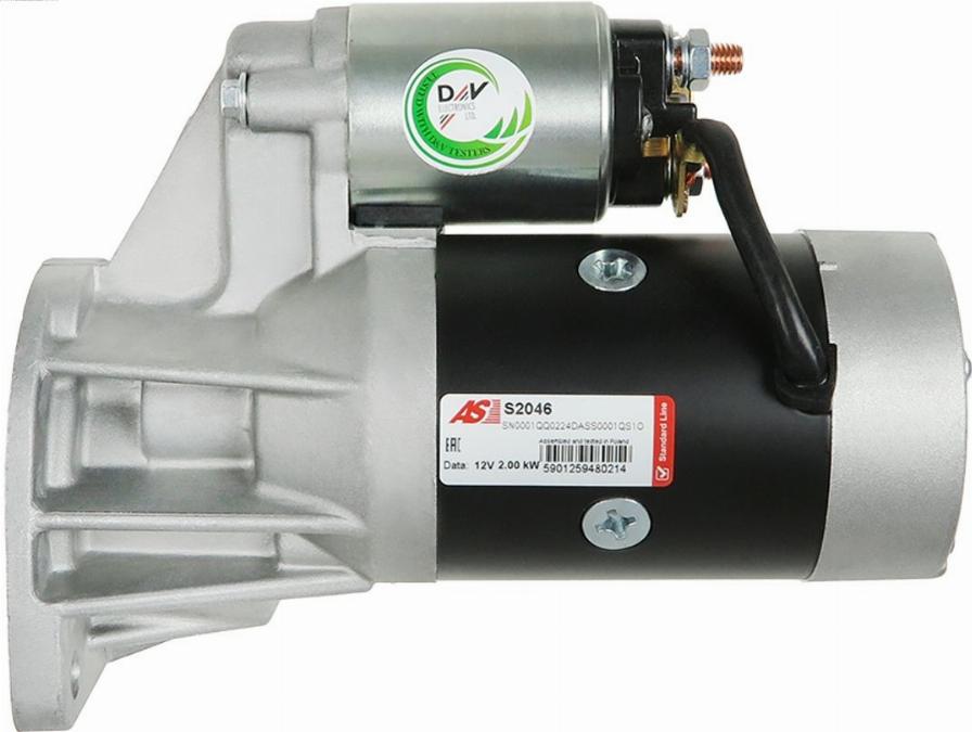 AS-PL S2046 - Starter aaoparts.ro