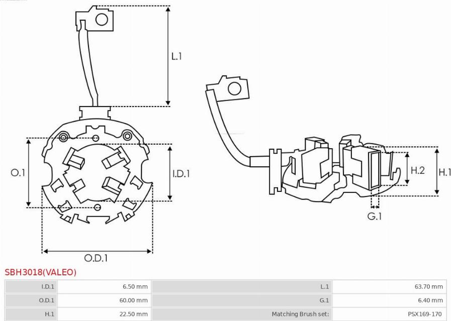 AS-PL SBH3018(VALEO) - Capac soc,carburator aaoparts.ro