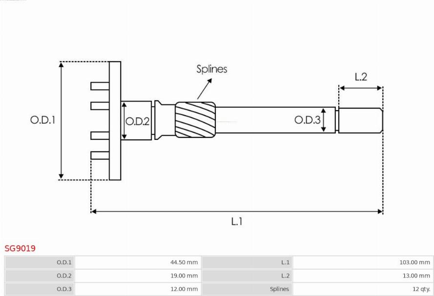 AS-PL SG9019 - Chit reparatie, demaror aaoparts.ro