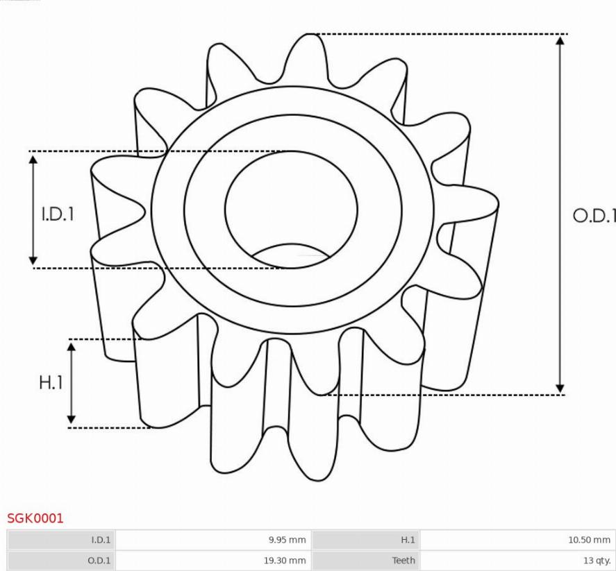 AS-PL SGK0001 - Chit reparatie, demaror aaoparts.ro