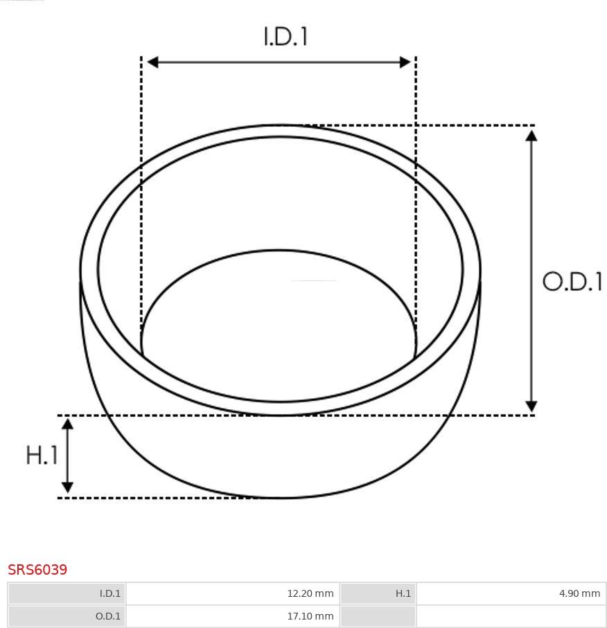 AS-PL SRS6039 - Chit reparatie, demaror aaoparts.ro