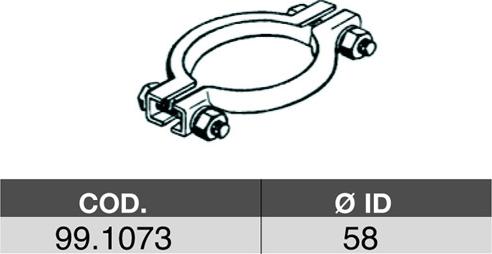 ASSO 99.1073 - Conector teava, sistem de esapament aaoparts.ro