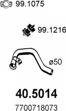 ASSO 40.5014 - Racord evacuare aaoparts.ro
