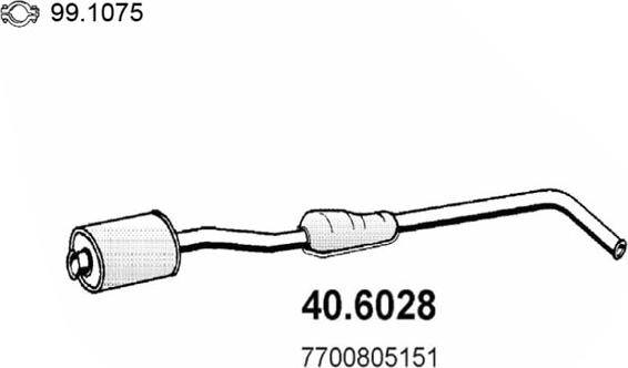 ASSO 40.6028 - Toba esapamet intermediara aaoparts.ro