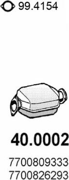 ASSO 40.0002 - Catalizator aaoparts.ro