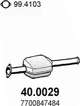 ASSO 40.0029 - Catalizator aaoparts.ro