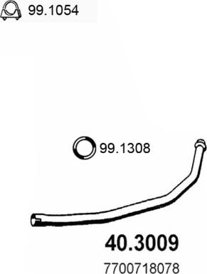 ASSO 40.3009 - Racord evacuare aaoparts.ro