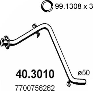 ASSO 40.3010 - Racord evacuare aaoparts.ro