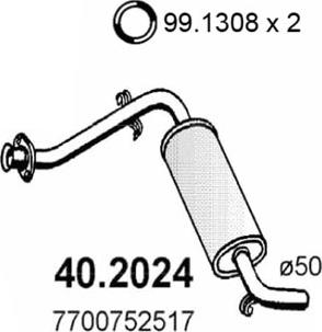 ASSO 40.2024 - Toba esapament primara aaoparts.ro