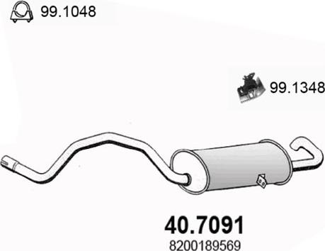 ASSO 40.7091 - Toba esapament finala aaoparts.ro