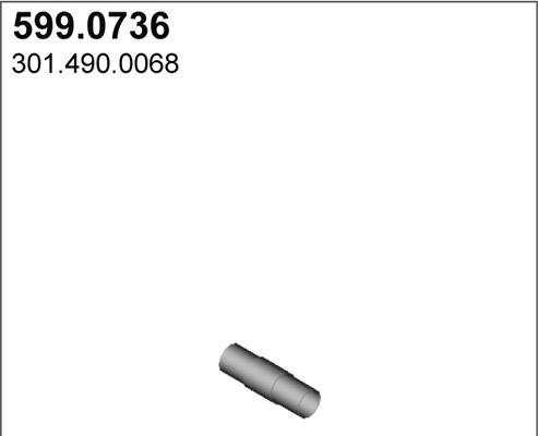 ASSO 599.0736 - Set montare, toba esapament aaoparts.ro