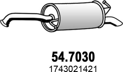 ASSO 54.7030 - Toba esapament finala aaoparts.ro