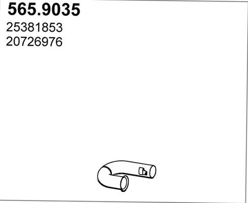 ASSO 565.9035 - Racord evacuare aaoparts.ro