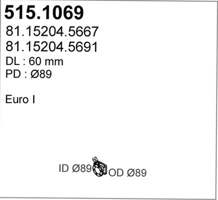 ASSO 515.1069 - Racord evacuare aaoparts.ro