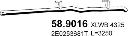 ASSO 58.9016 - Racord evacuare aaoparts.ro