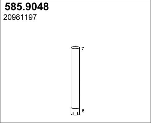 ASSO 585.9048 - Racord evacuare aaoparts.ro