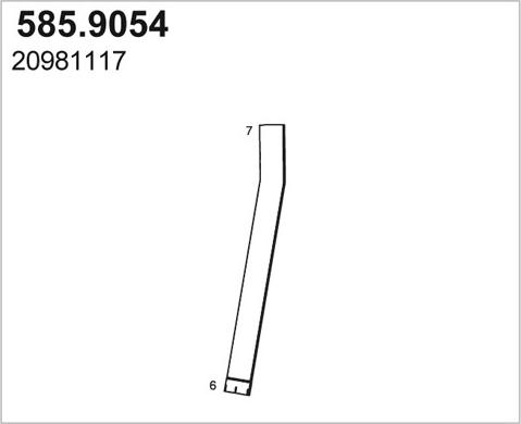 ASSO 585.9054 - Racord evacuare aaoparts.ro