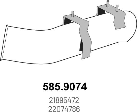 ASSO 585.9074 - Racord evacuare aaoparts.ro