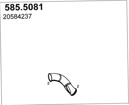 ASSO 585.5081 - Racord evacuare aaoparts.ro