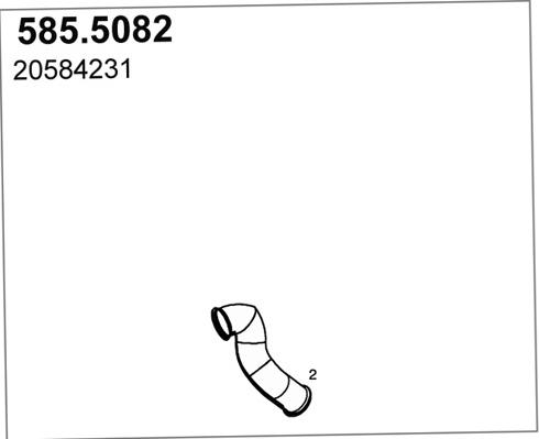 ASSO 585.5082 - Racord evacuare aaoparts.ro