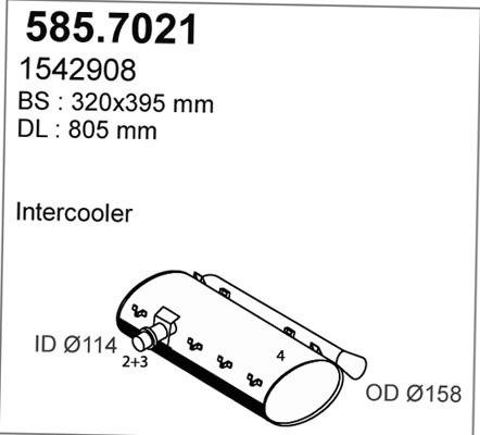 ASSO 585.7021 - Amortizor zgomot mijloc / spate aaoparts.ro